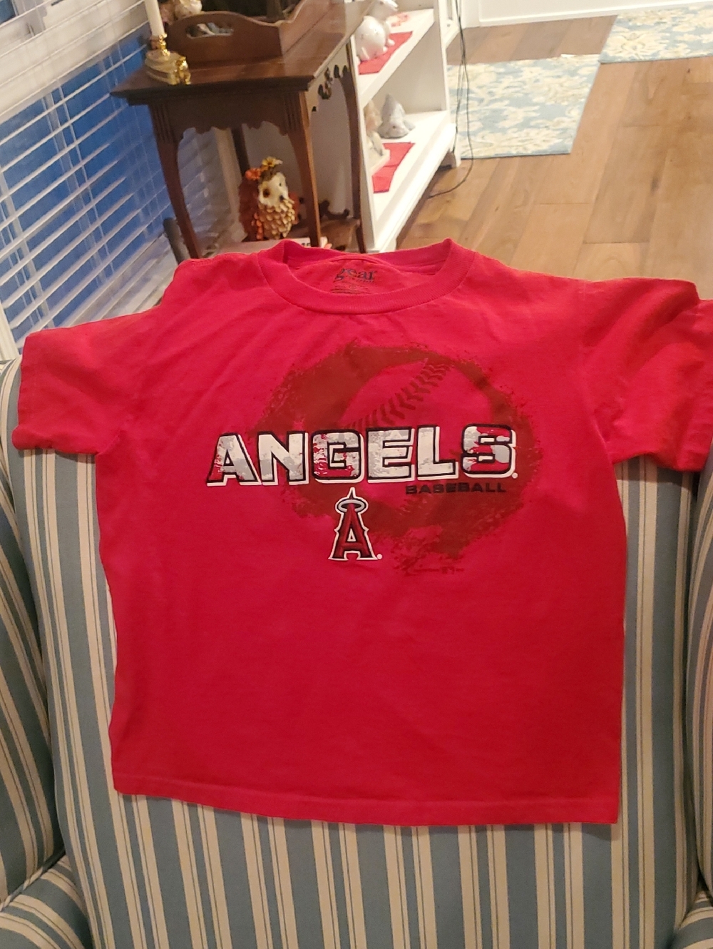 Gear For Sports Red Los Angeles Angels Short Sleeve Tee